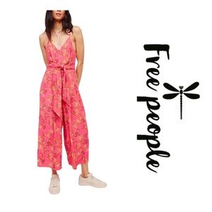 Free People | Hot Tropics Pink Jumpsuit 6